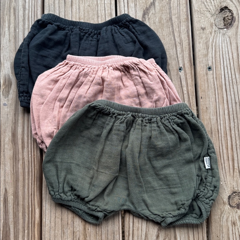 3 Poudre Organic | Kids Cotton Bloomers 18m